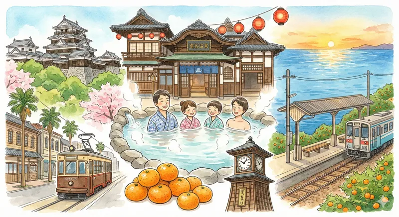 마쓰야마 3박 4일 가족 여행 코스: 여유와 낭만이 가득한 에히메 완벽 가이드