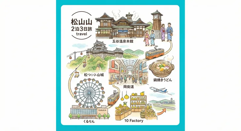 마쓰야마 2박 3일 여행 코스 총정리: 소도시의 낭만과 미식