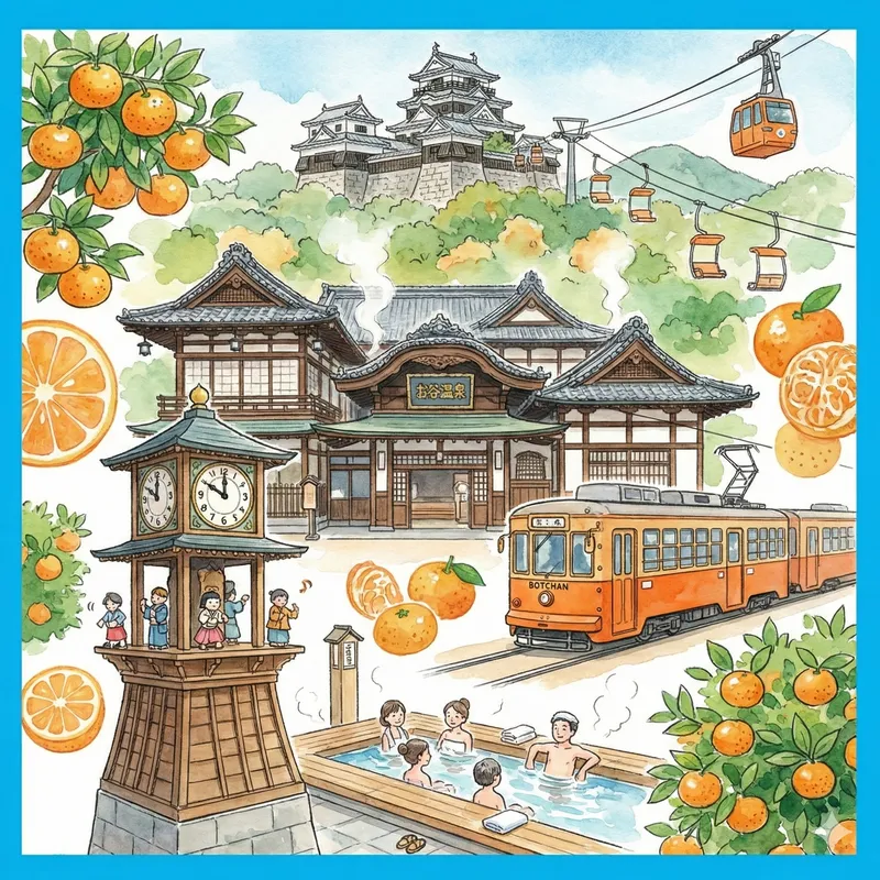 마쓰야마 여행 필수 코스! 현지 감성 가득한 관광지 추천 BEST 3